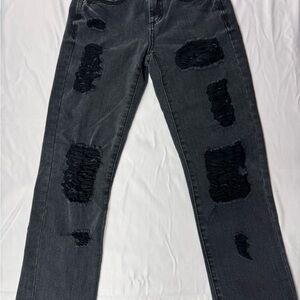 Mudd Women’s Black Distressed Jeans Size 0
